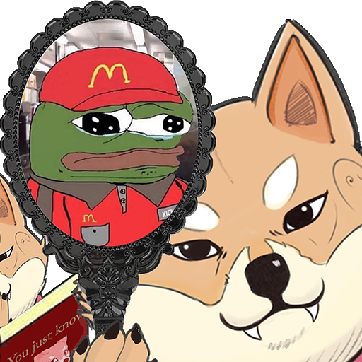 HOKK with Pepe mirror reflection