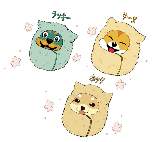 Kawaii HOKK with Japanese text